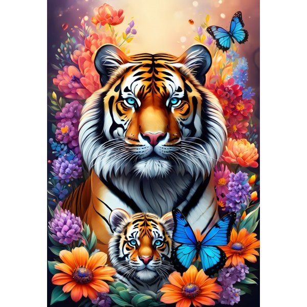 Puzzle Tigres - Collection Amour Maternel Alipson Puzzle-image