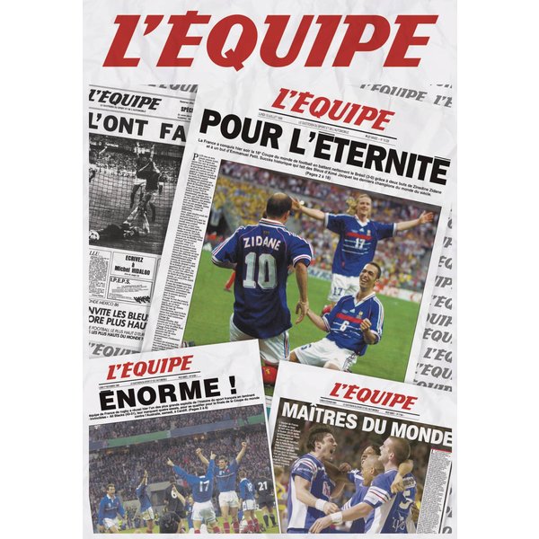 Puzzle Les Exploits Des ÉQuipes De France - Football, Handball, Rugby-image