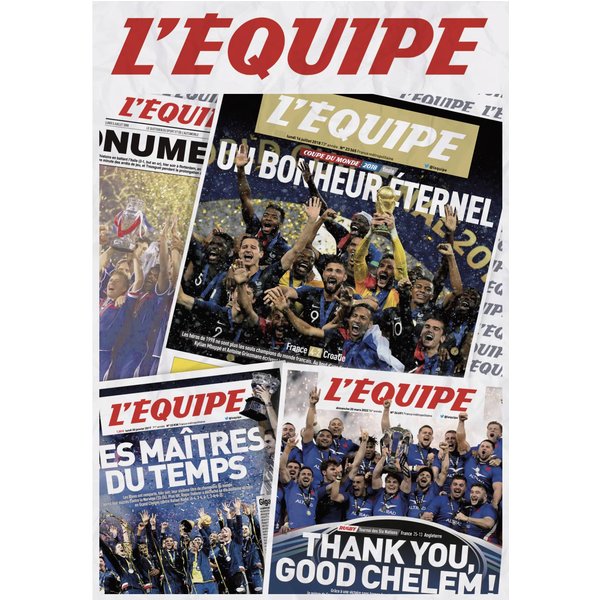 Puzzle Les TrophéEs Des ÉQuipes De France - Football, Handball, Rugby-image