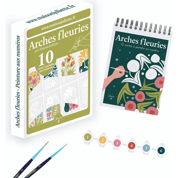 Puzzle Peinture Aux NuméRos - Arches Fleuries Maison Joliette-image