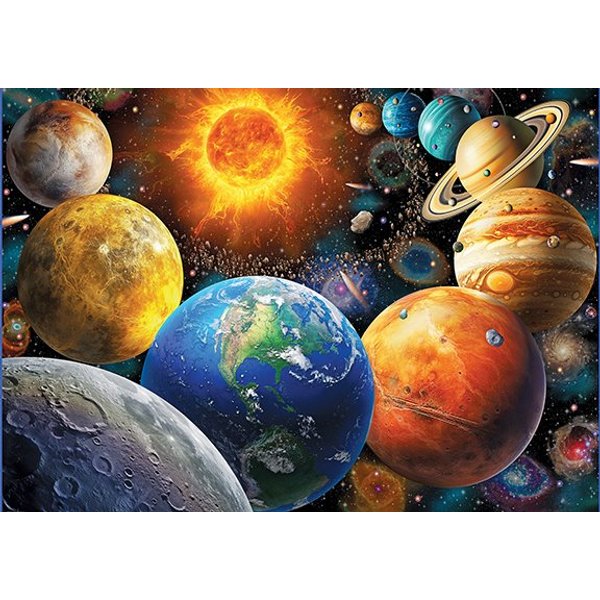 Puzzle PièCes Xxl - Le SystéMe PlanéTaire Eurographics-image