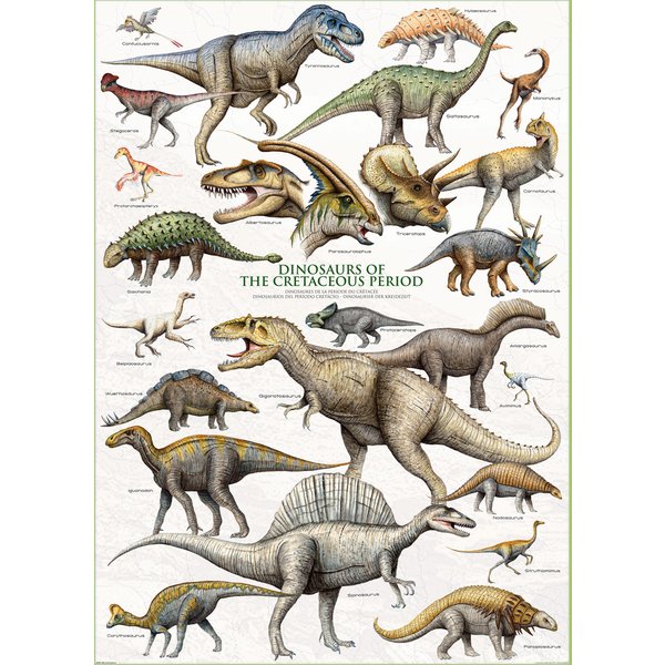 Puzzle Les Dinosaures - PéRiode Du CréTacé Eurographics-image