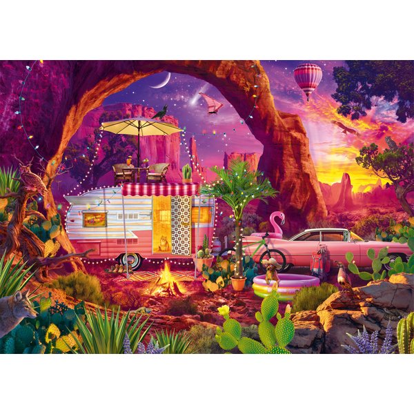 Puzzle Jeff Haynie - Camping Dans Le DéSert Schmidt Spiele-image