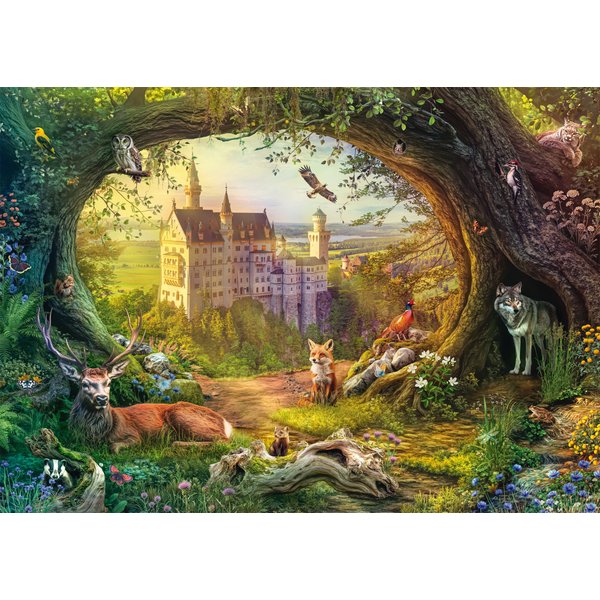 Puzzle ChâTeau De Conte De FéEs Dans La ForêT Schmidt Spiele-image