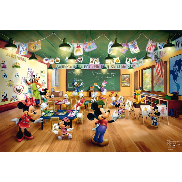Puzzle Disney, Mickey And Minnie, Schoolhouse Schmidt Spiele-image
