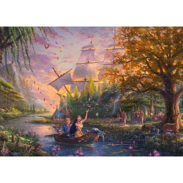 Puzzle Thomas Kinkade - Disney - Pocahontas Schmidt Spiele-image