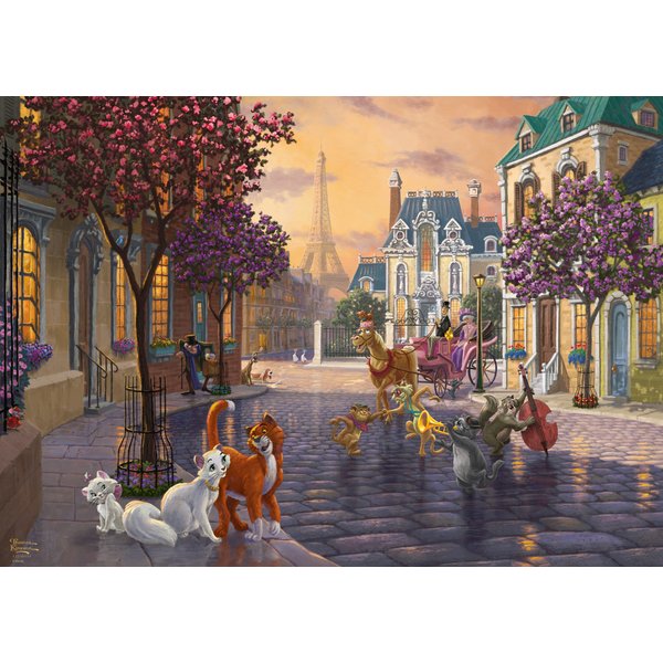 Puzzle Thomas Kinkade - Disney - Les Aristochats Schmidt Spiele-image