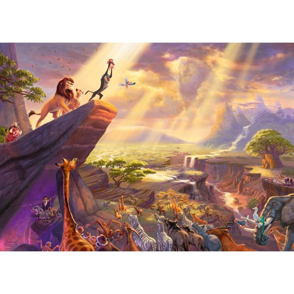Puzzle Thomas Kinkade - Disney - Le Roi Lion Schmidt Spiele-image