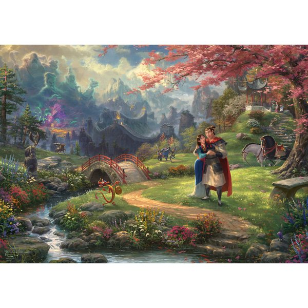 Puzzle Thomas Kinkade - Disney - Mulan Schmidt Spiele-image