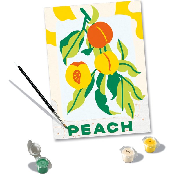 Puzzle Peinture Au NuméRo - CréArt - Peach Ravensburger-image