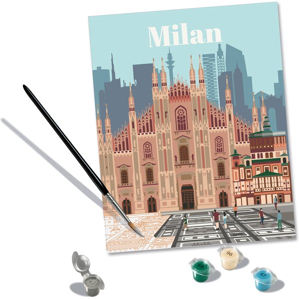 Puzzle Peinture Au NuméRo - CréArt - Milan Ravensburger-image