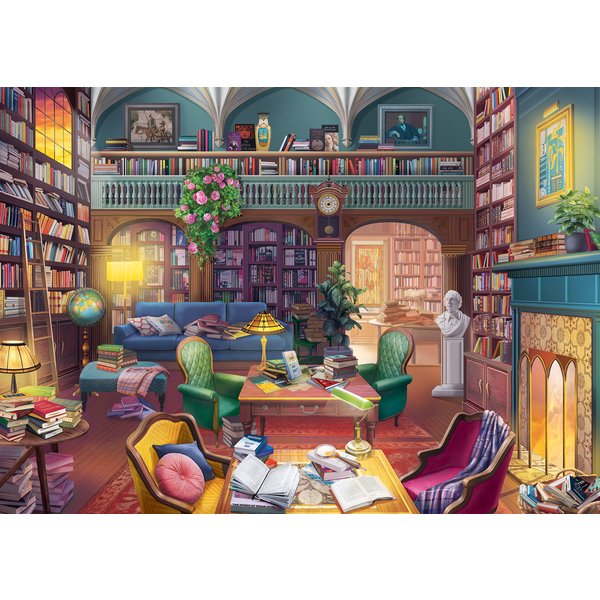 Puzzle PièCes Xxl - BibliothèQue De RêVe Ravensburger-image
