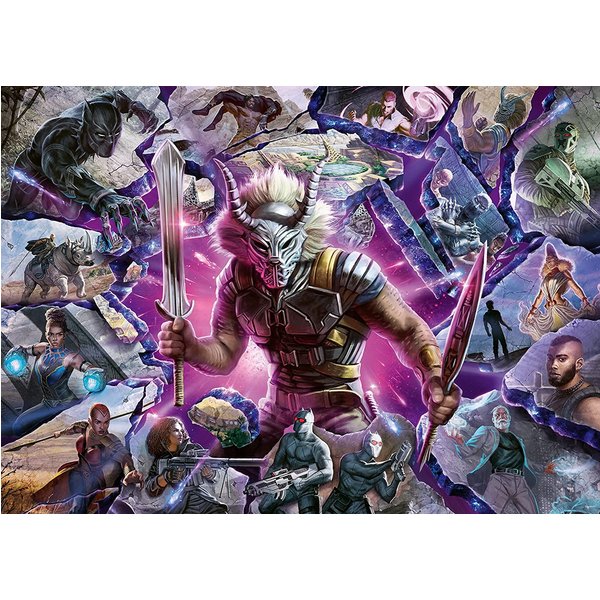 Puzzle Marvel Villainous Collection - Killmonger Ravensburger-image