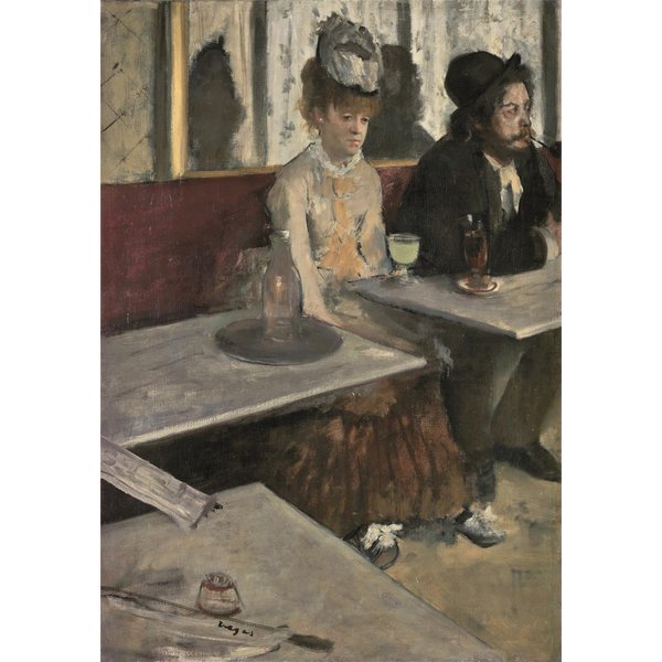 Puzzle Museum Collection - Degas : Dans Un Café Clementoni-image