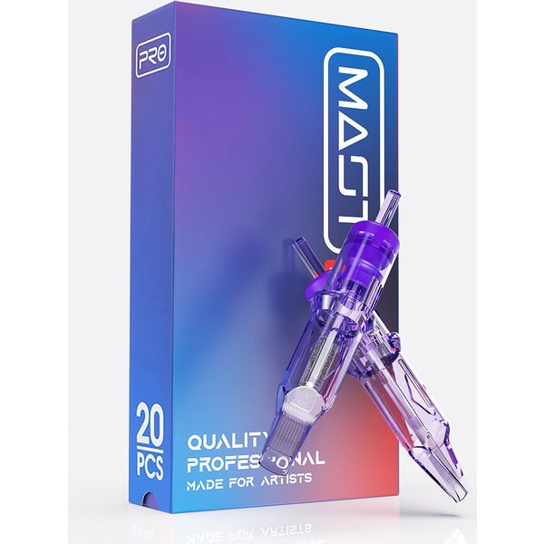 Mast Pro Tattoo Cartridges Needles 0.35mm Taper 1RL Round Liner- Box of 20