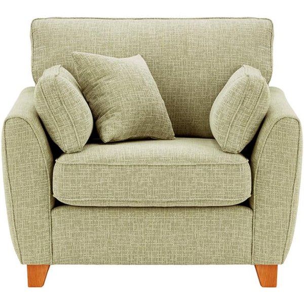 Fauteuil James, Vitolini 337-0708 - Vison, Couleur des pieds: aveo