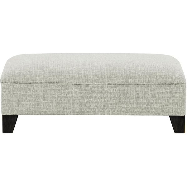 Pouf James, Vitolini 335-0723 - Gris Clair, Couleur des pieds: Noir
