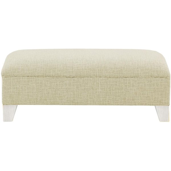Pouf James, Vitolini 337-0708 - Vison, Couleur des pieds: Blanc