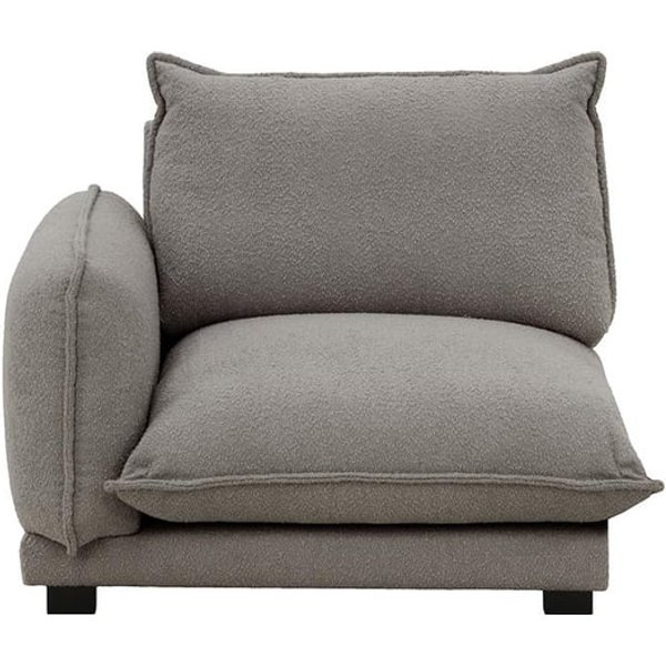 Bali - Module extrémité gauche une place, Baloo 2083 - gris