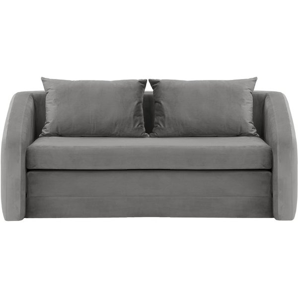 Alma - Canapé convertible trois places, gris éléphant - Velluto 17