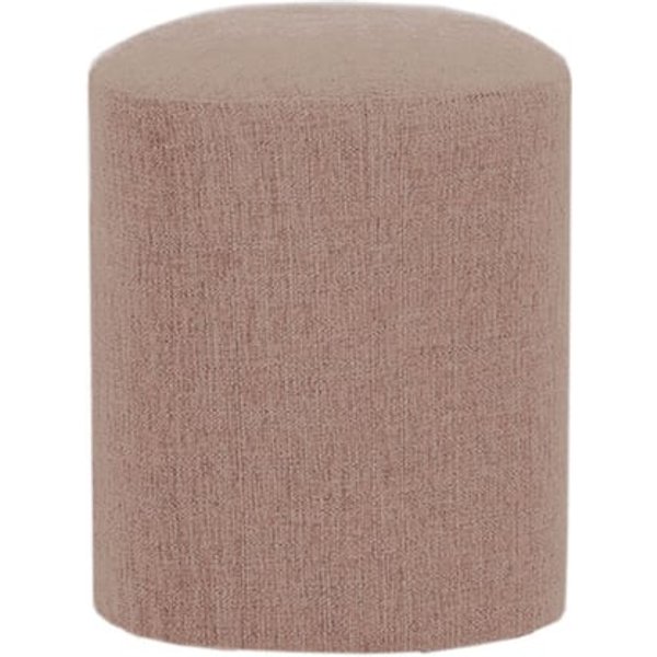Pouf rond Band, rose poudré - Bergamo 78