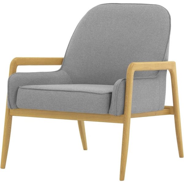 Fauteuil Turin, Malmo 90, Couleur des pieds: Chêne clair