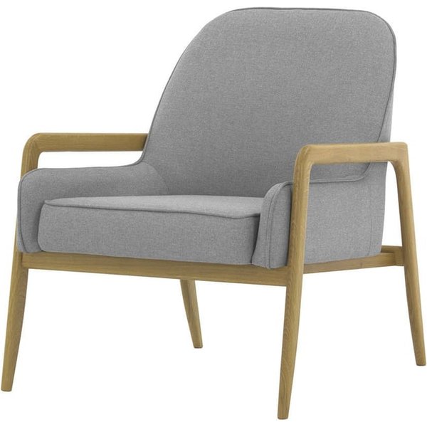 Fauteuil Turin, Malmo 90, Couleur des pieds: Noir wax