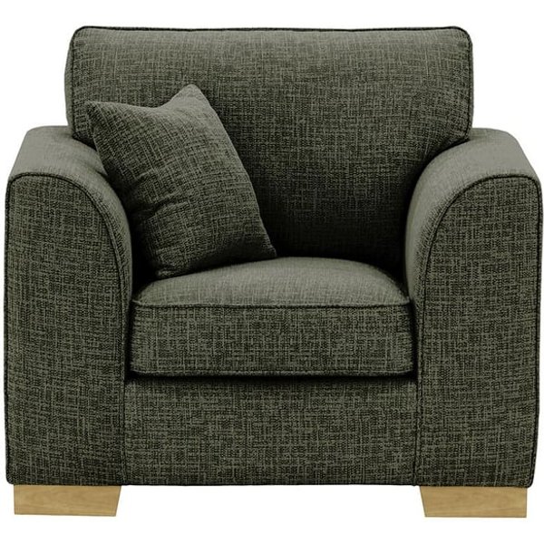 Fauteuil Avos, Vitolini 097-1714 - Gris, Couleur des pieds: Noir wax