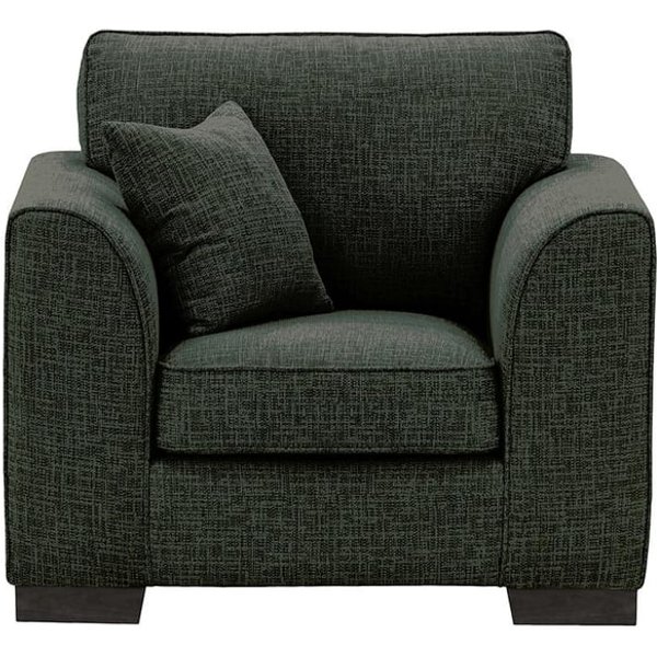 Fauteuil Avos, Vitolini 097-1731 - Charbon, Couleur des pieds: Noir