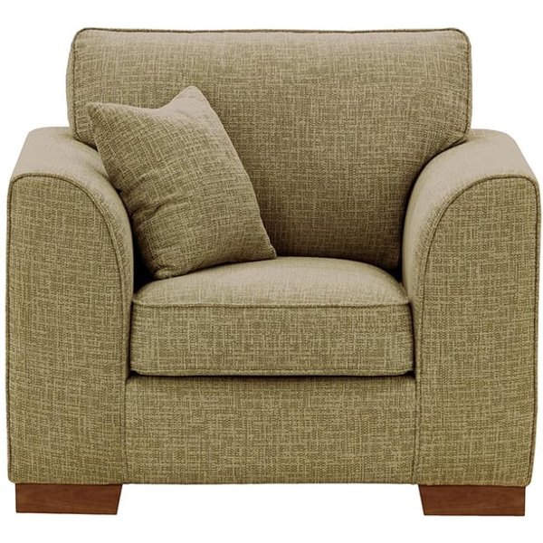 Fauteuil Avos, Vitolini 256-0624 - Marron Clair, Couleur des pieds: Chêne foncé