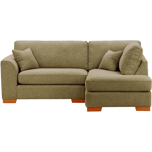 Canapé d’angle droit Avos, Vitolini 256-0624 - Marron Clair, Couleur des pieds: aveo