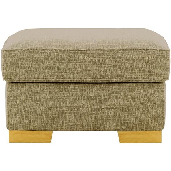 Pouf Avos, Vitolini 256-0624 - Marron Clair, Couleur des pieds: Chêne clair