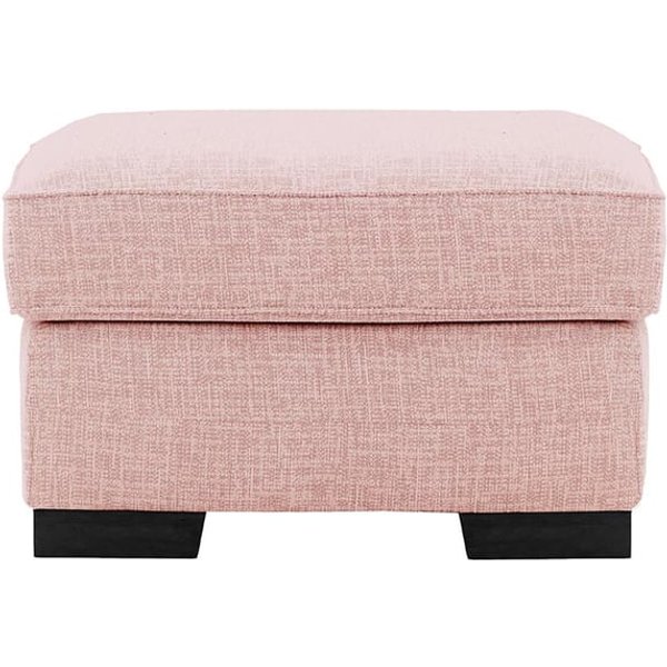 Pouf Avos, Vitolini 336-1036 - Rose, Couleur des pieds: Noir