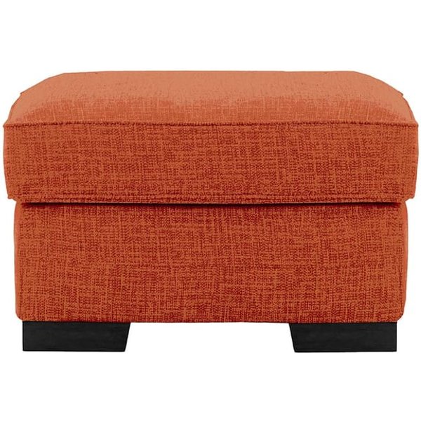 Pouf Avos, Vitolini 337-0706 - Terracota, Couleur des pieds: Noir