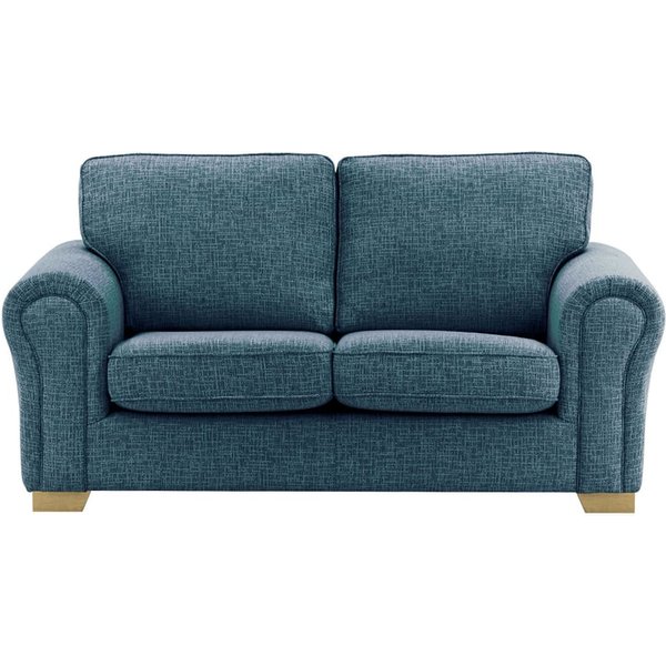 Canapé deux places Bonna, Vitolini 335-0722 - Bleu Marine, Couleur des pieds: Noir wax