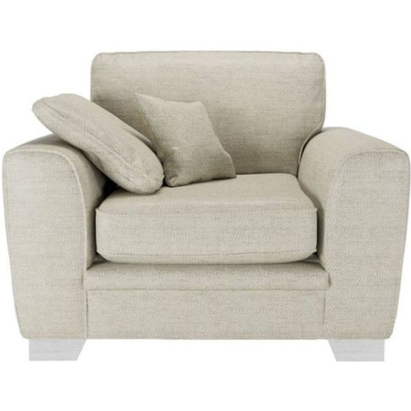 Fauteuil Ronay, crème - Cherub 0468, Couleur des pieds: Blanc