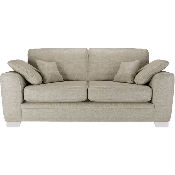 Ronay canapé deux places, beige - Cherub 0418, Couleur des pieds: Blanc