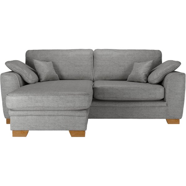 Ronay – canapé d’angle universel, gris foncé - Cherub 1482, Couleur des pieds: aveo