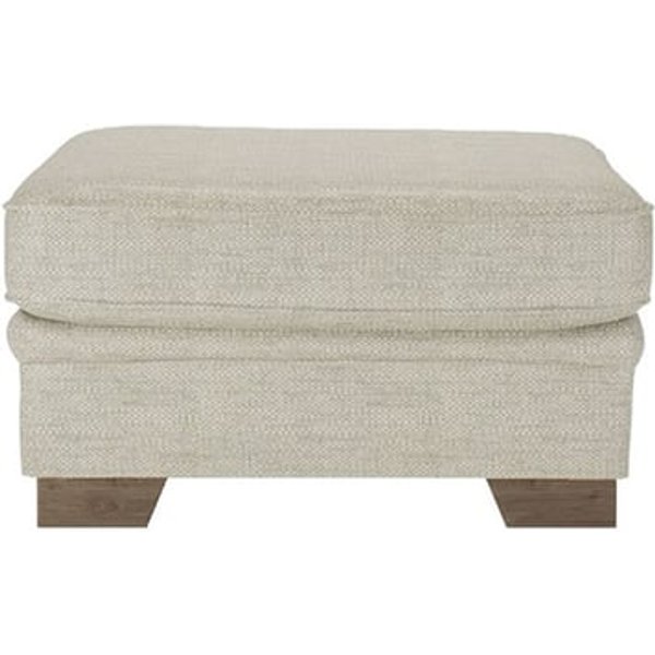 Pouf Ronay, crème - Cherub 0468, Couleur des pieds: Noir wax