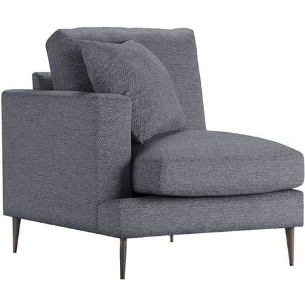 Covex – Module extrémité gauche une place (1L), Nordic 17 - anthracite