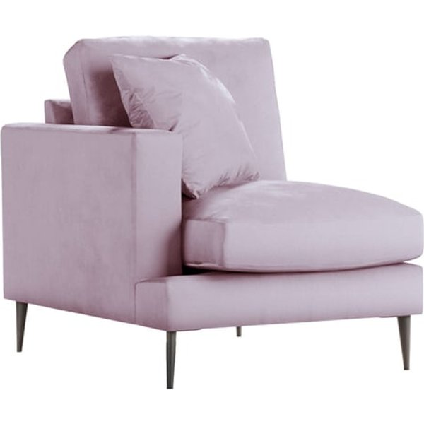 Covex – Module extrémité gauche une place (1L), lila/rose - Velluto 14