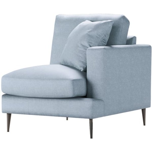 Covex – Module extrémité droite une place (1R), gris clair - Fancy 85