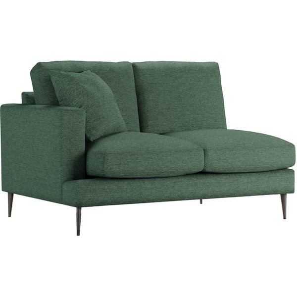 Covex – Module d’extrémité gauche deux places (2L), Nordic 10 - vert foncé