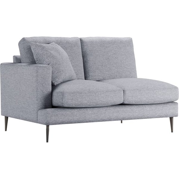 Covex – Module d’extrémité gauche deux places (2L), Nordic 14 - gris