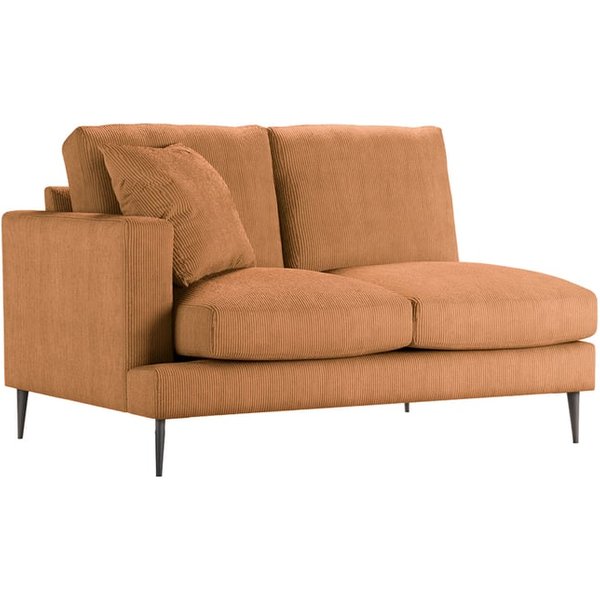 Covex – Module d’extrémité gauche deux places (2L), Ontario-S 31 - rouge brique