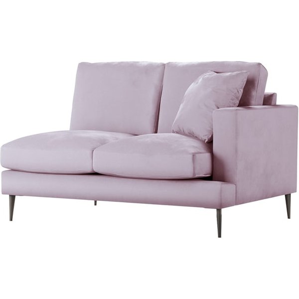Covex – Module extrémité droite deux places (2R), lila/rose - Velluto 14