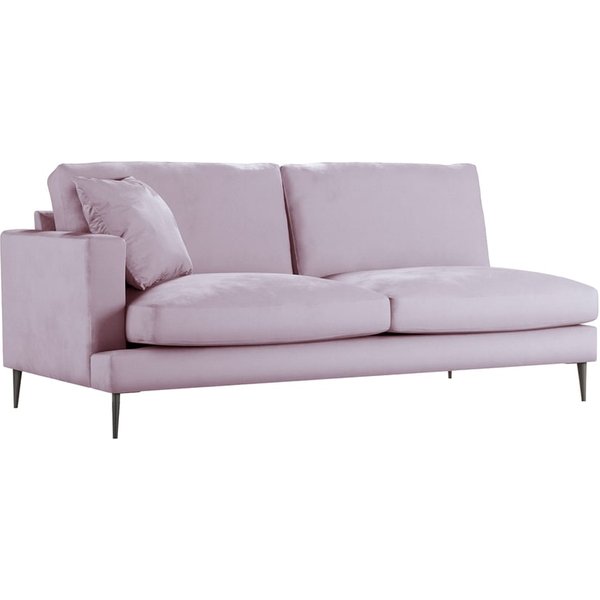 Covex – Module d’extrémité gauche trois places (3L), lila/rose - Velluto 14