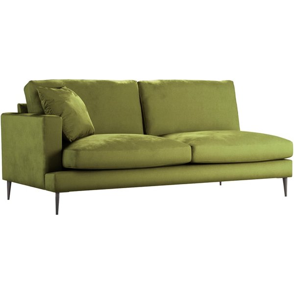 Covex – Module d’extrémité gauche trois places (3L), olive - Velluto 9