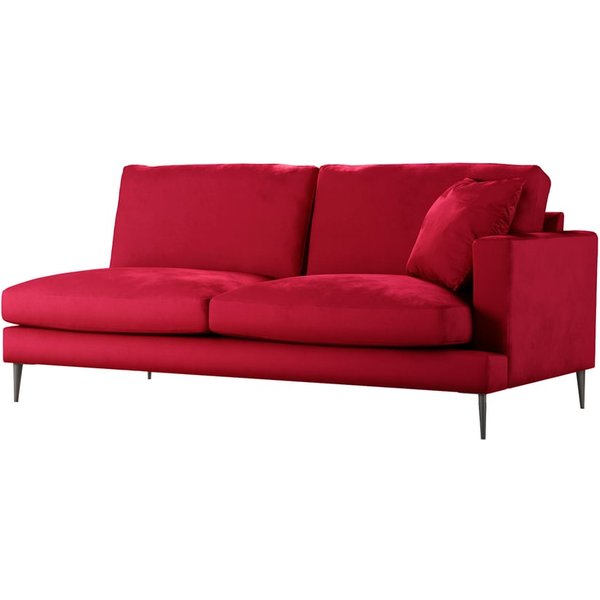 Covex – Module extrémité droite trois places (3R), rouge - Velluto 7