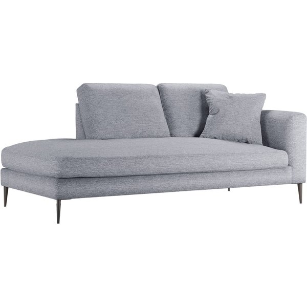 Chaise longue/divan gauche Covex, Nordic 14 - gris